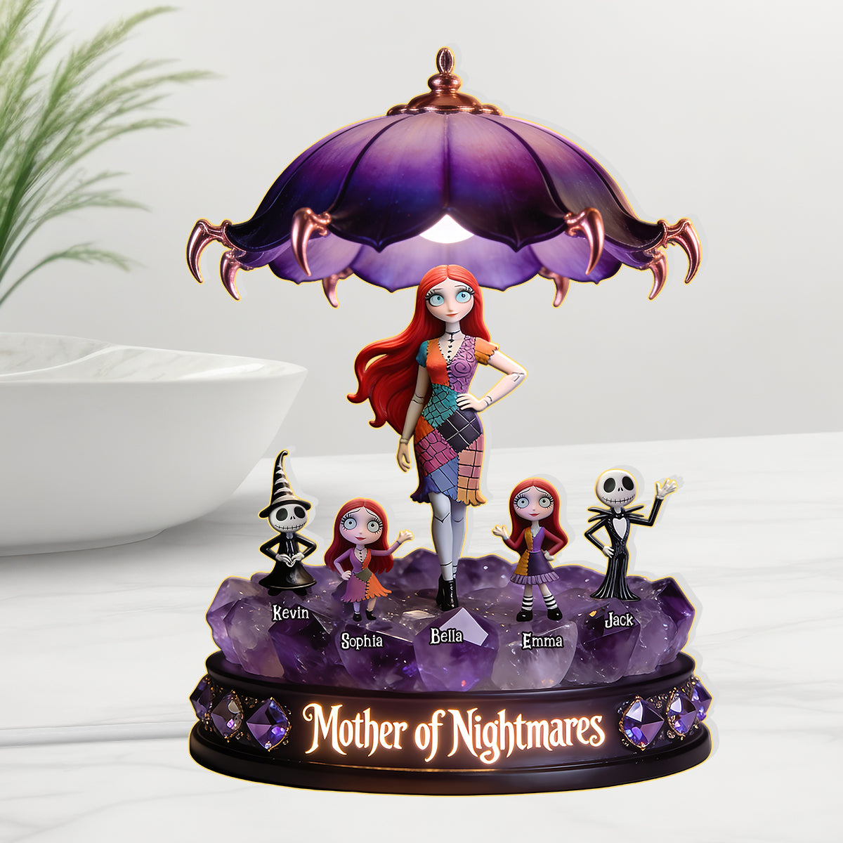 Mother Of Nightmares - Personalized Nightmare Acrylic LED Night Light