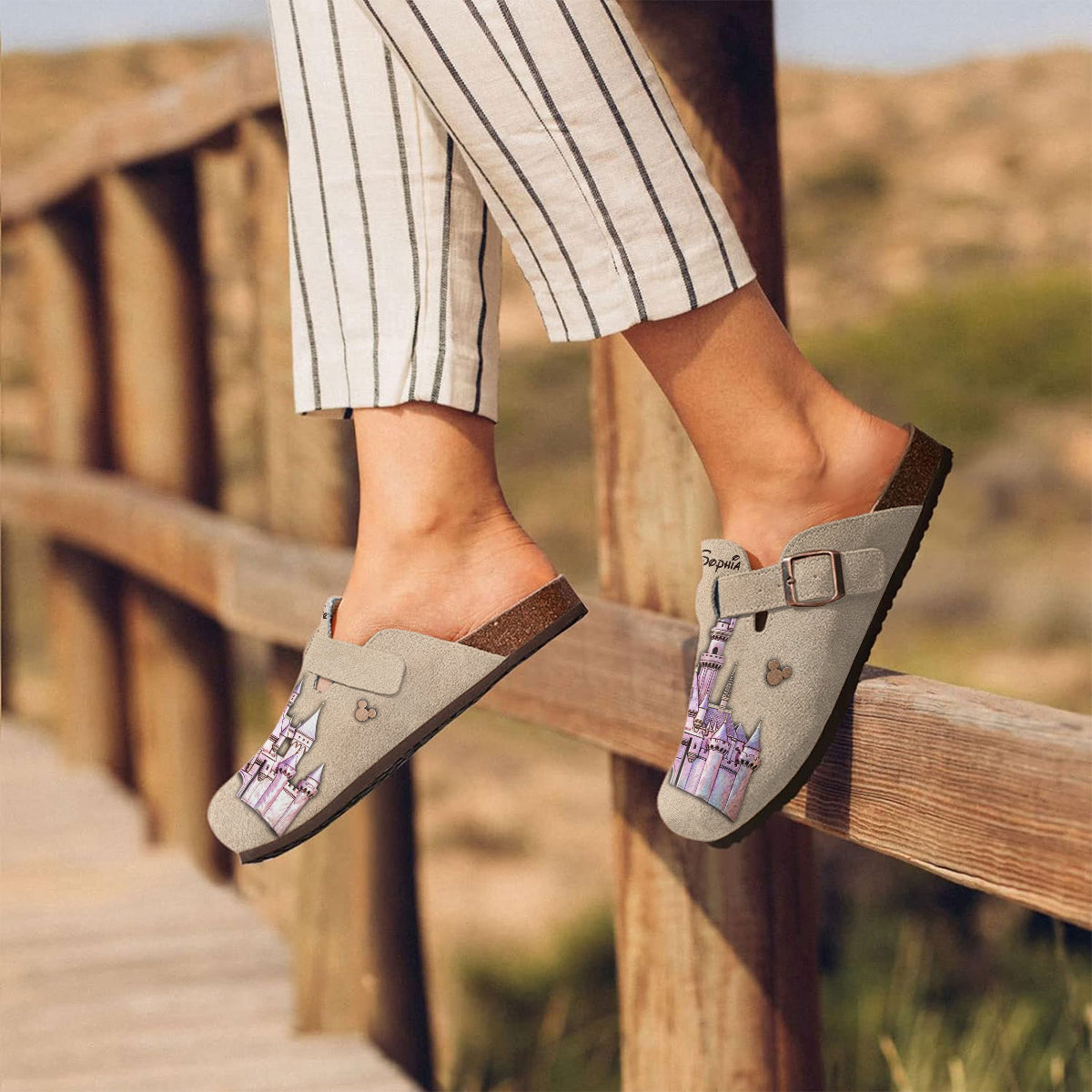 Magical Castle - Personalized Mouse Clogs With Arch Support