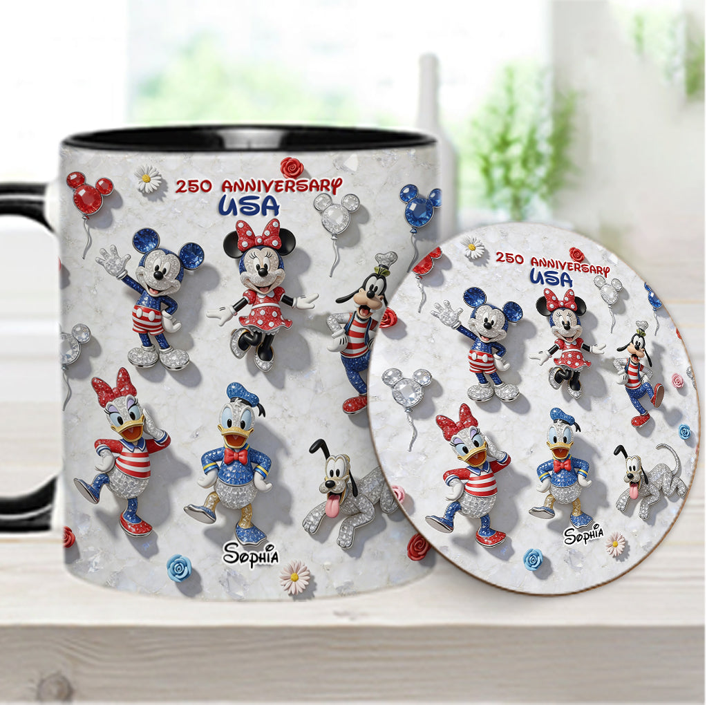 Friends 250 Anniversary - Personalized Mouse Accent Mug & Coaster