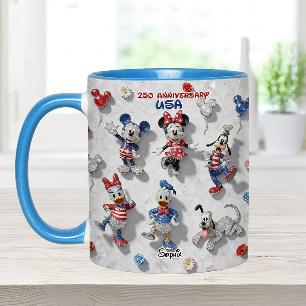 Friends 250 Anniversary - Personalized Mouse Accent Mug & Coaster
