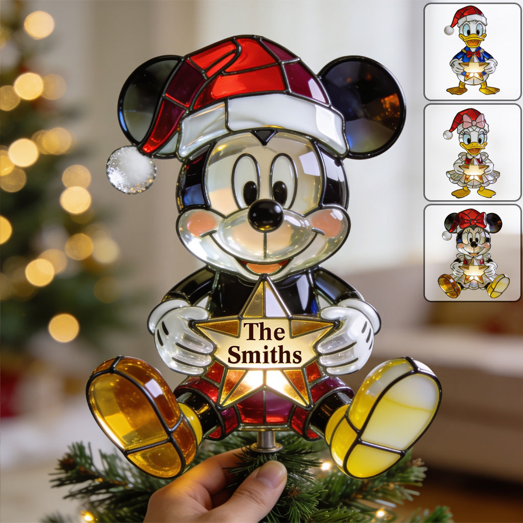 Belive In Magic - Personalized Mouse LED Light Tree Topper