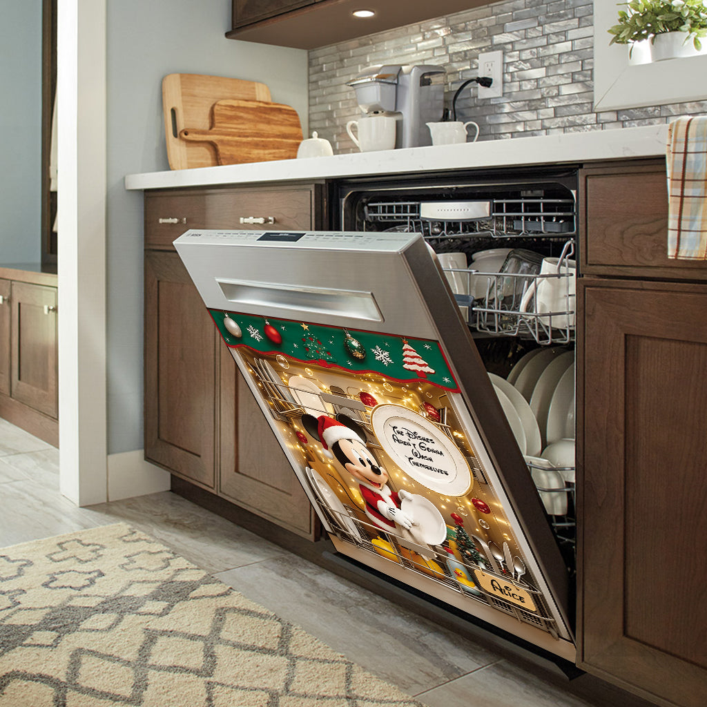 The Dishes Aren't Gonna Wash Themselves - Personalized Mouse Dishwasher Cover