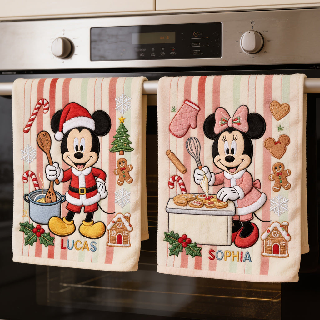 It's Beginning To Look A Lots Like Christmas - Personalized Mouse Towel