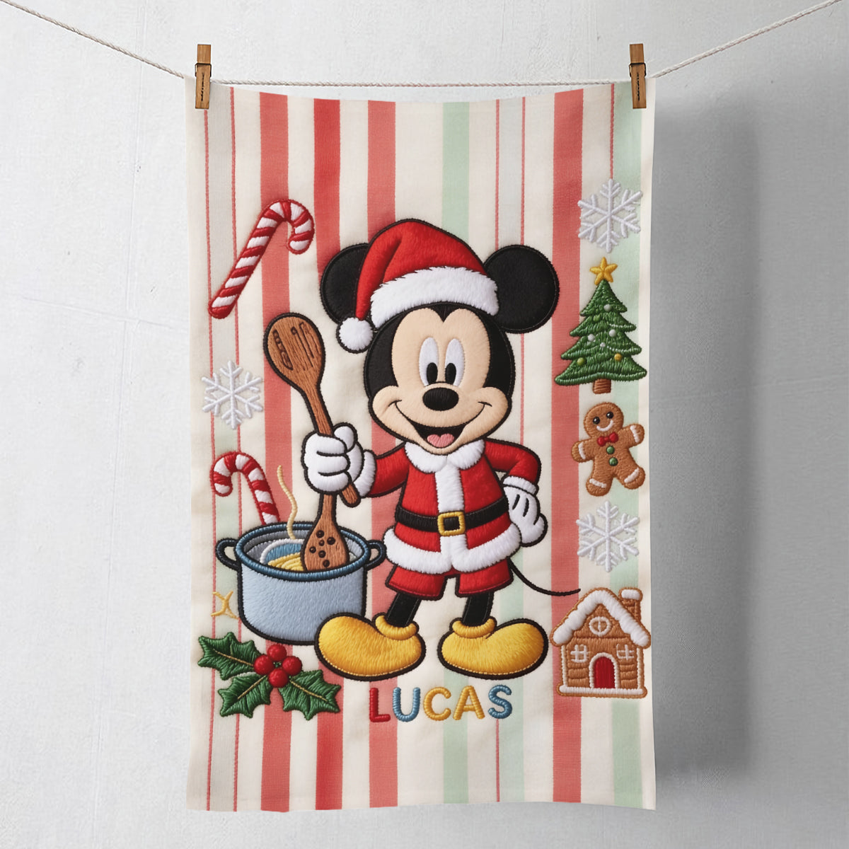 It's Beginning To Look A Lots Like Christmas - Personalized Mouse Towel