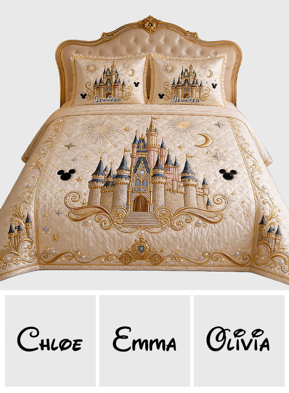 Believe In Magic - Personalized Dream Trip Quilt Set