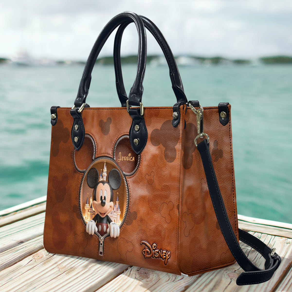 Magical Moments - Personalized Mouse Leather Handbag
