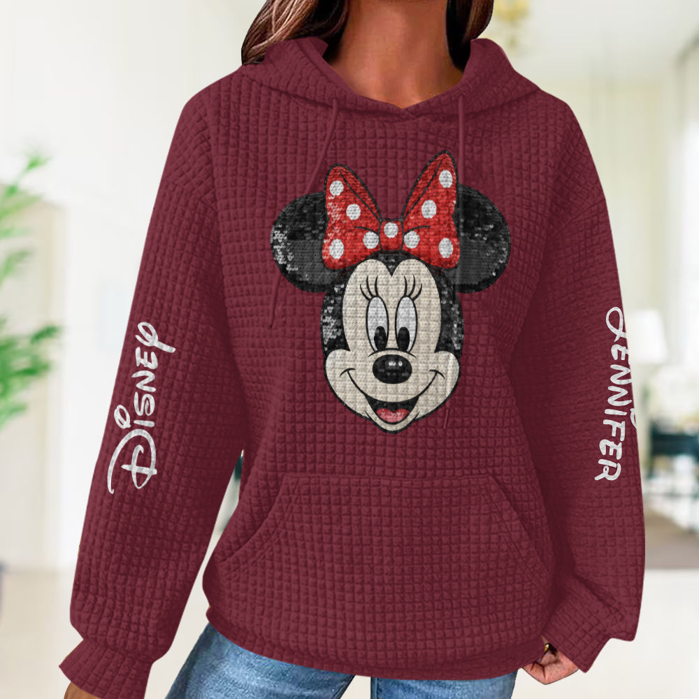 Magical Time - Personalized Mouse Waffle Hoodie