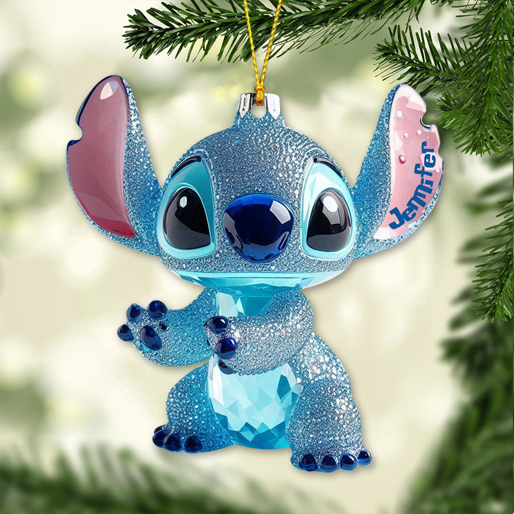 Merry Stitchmas - Personalized Ohana Ornament