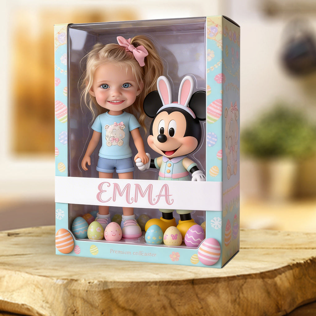 Custom Any Photo Magical Easter - Personalized Kid Custom Shaped Acrylic Plaque