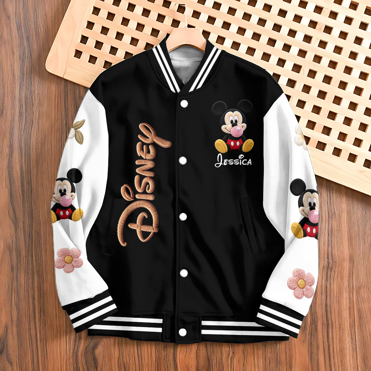 Believe In Magic - Personalized Mouse Varsity Jacket