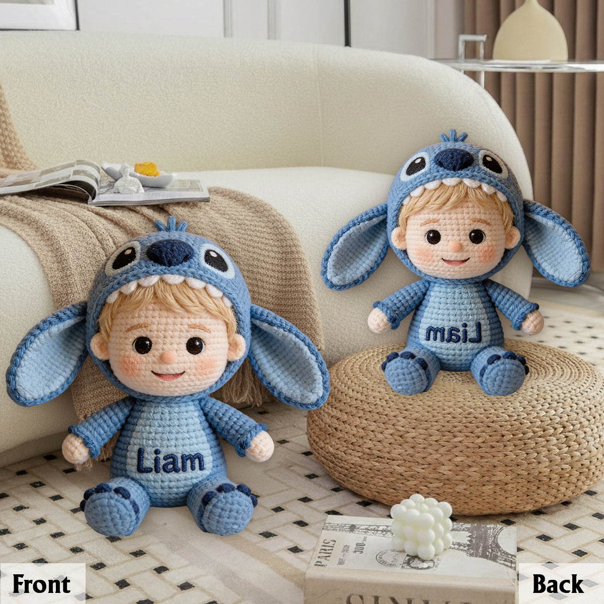 Ohana Means Family - Personalized Ohana Premium Faux Fur Pillow
