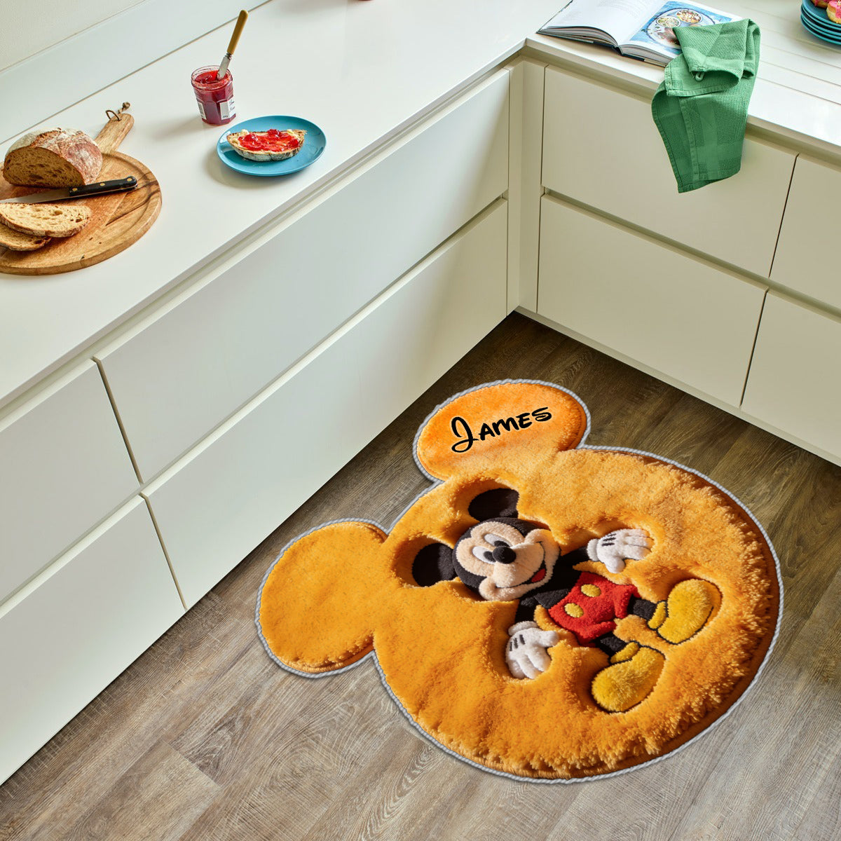 Magic Friends - Personalized Mouse Non-Slip Tufted Rug