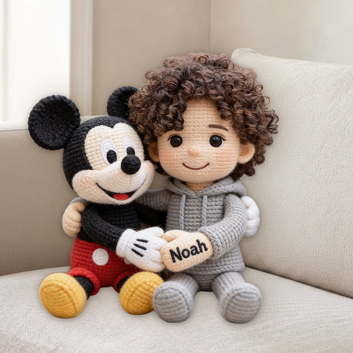 My Favorite Character - Personalized Kid Premium Faux Fur Pillow