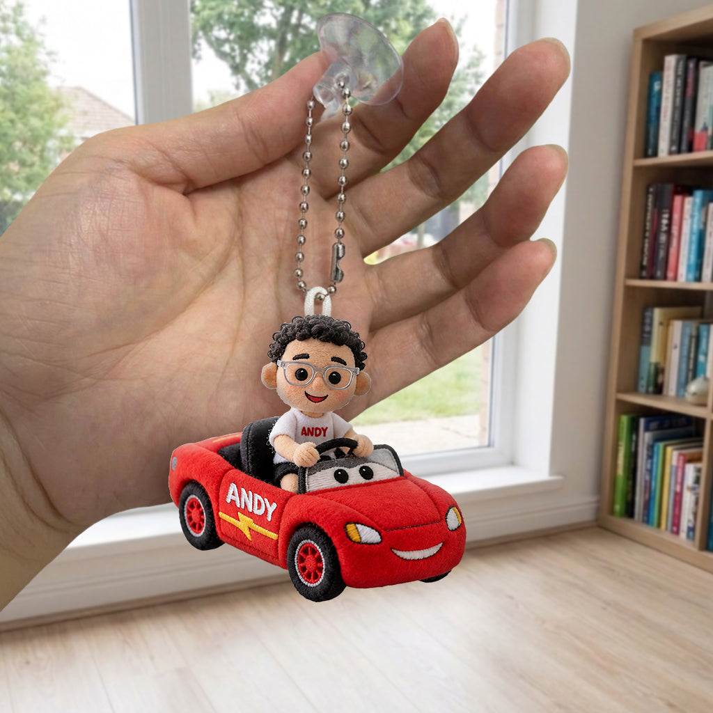 Ride Together - Personalized Racing Lover Plush Keychain
