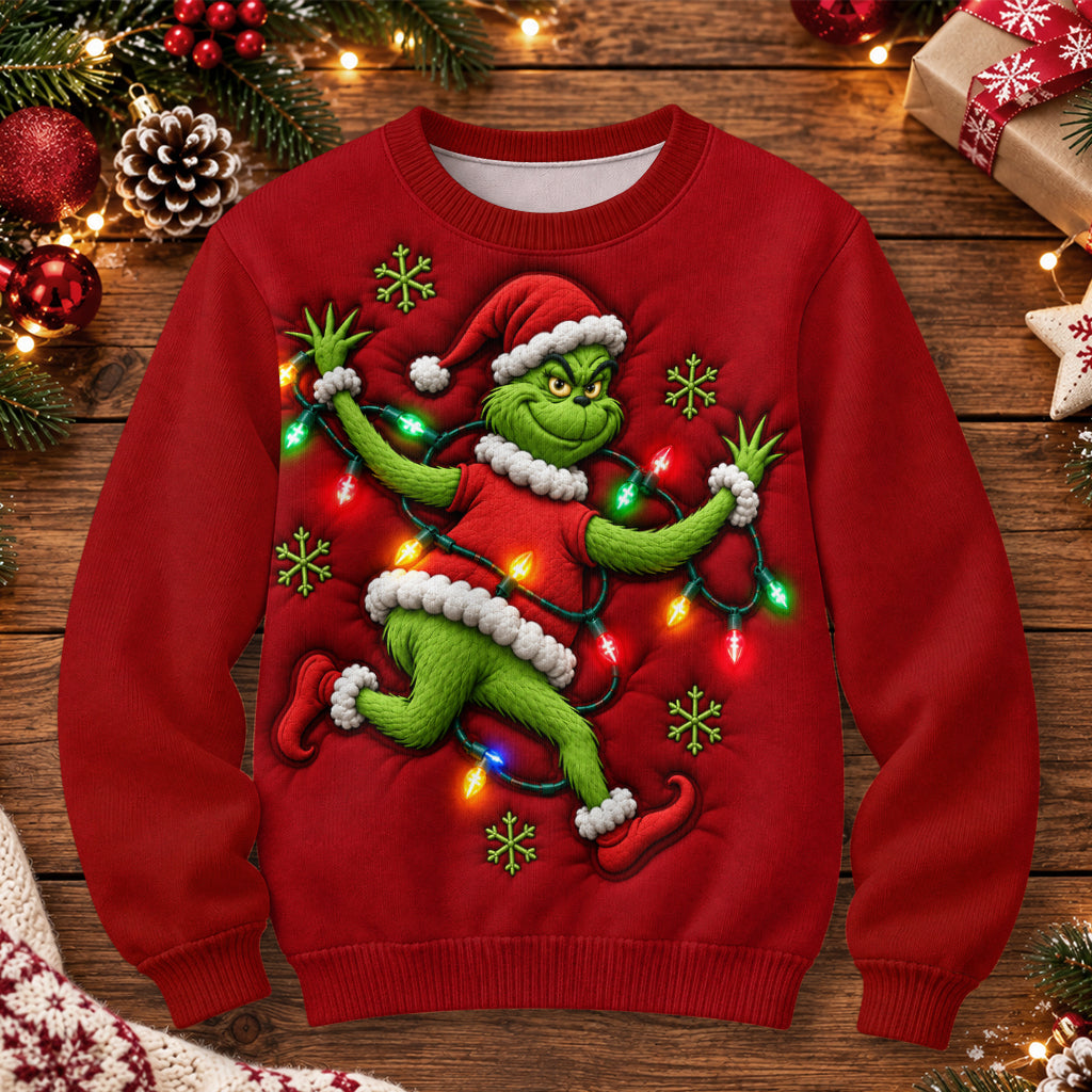 My Favorite - Personalized Stole Christmas Light Up Sweater