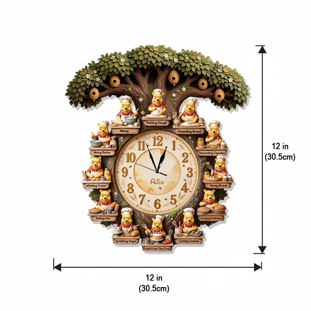 It's Baking Time - Personalized Baking LED Light Wall Clock