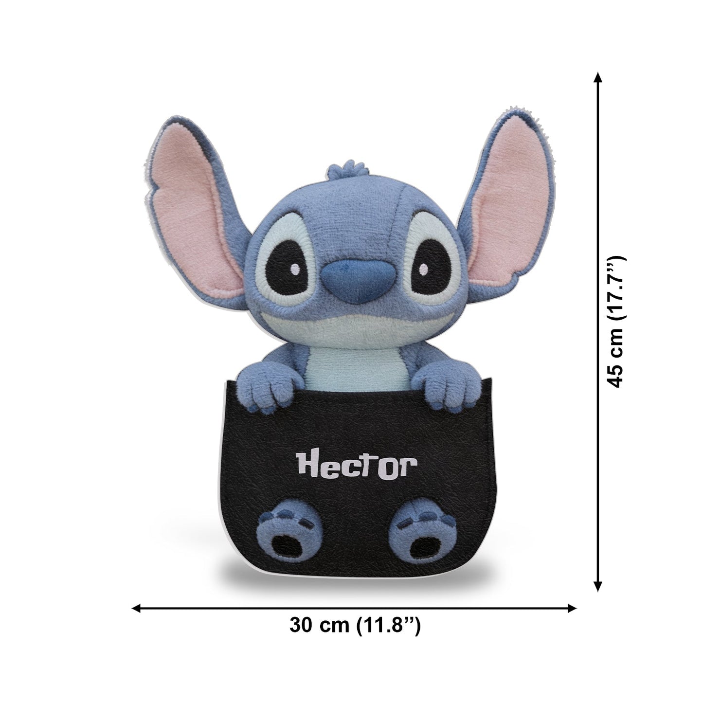 Blue Alien - Personalized Ohana Changeable Leather Patch Backpack
