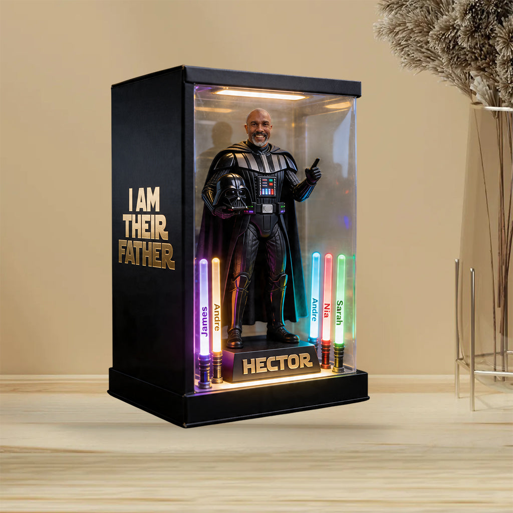 I Am Their Father - Personalized The Force Custom Shaped Acrylic Plaque