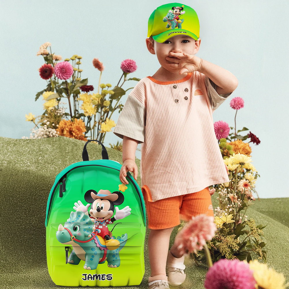 Magical Mouse Friends - Personalized Kid Classic Cap & Backpack