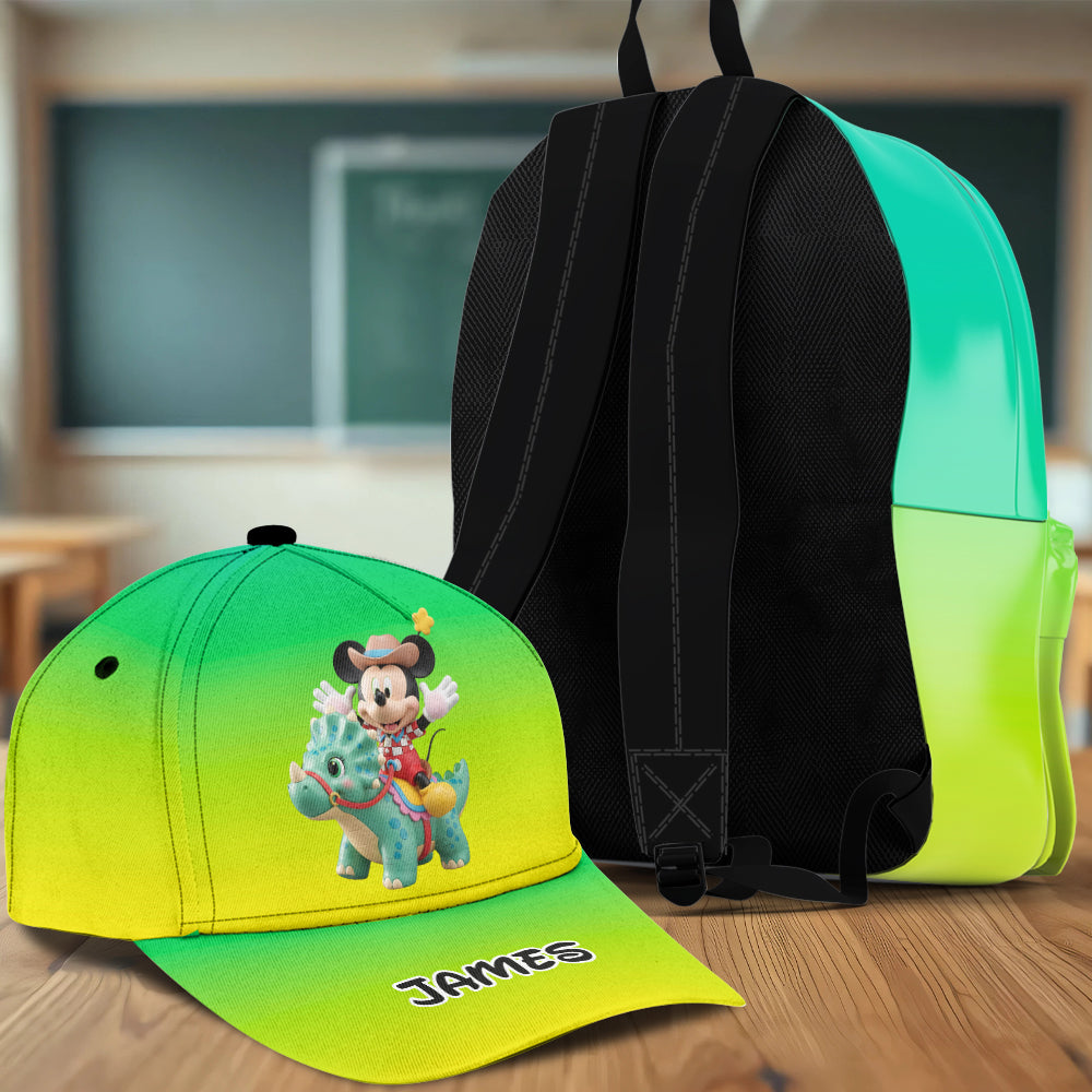 Magical Mouse Friends - Personalized Kid Classic Cap & Backpack