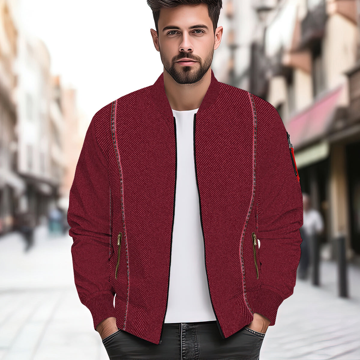 The Magical Castle - Personalized Mouse Bomber Jacket