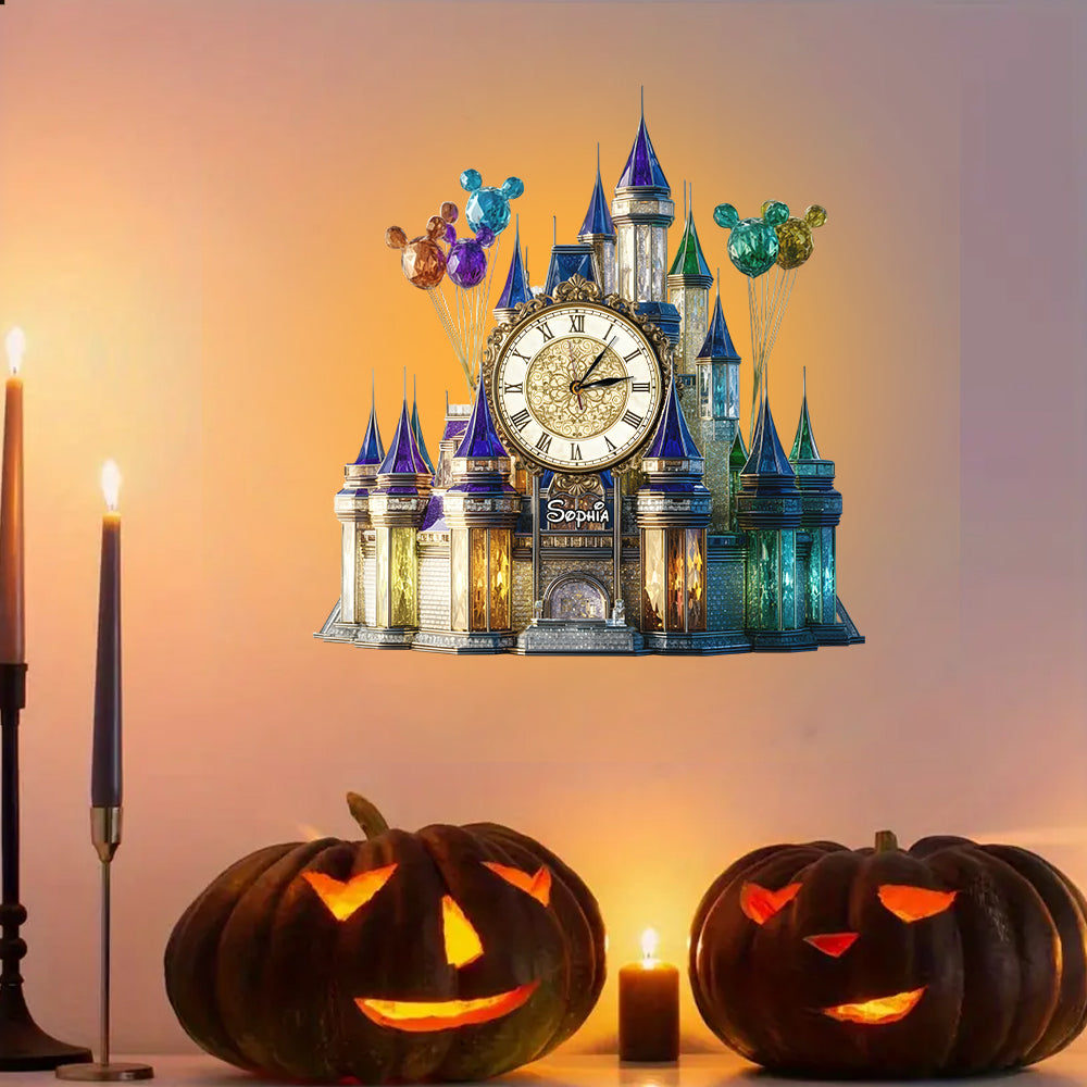 Magical Time - Personalized Mouse LED Light Wall Clock