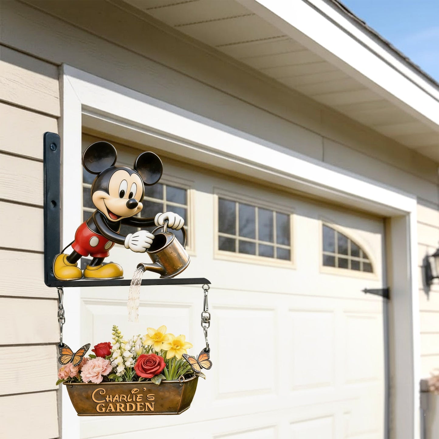 Magical Garden Gift For Gardening Lovers - Personalized Mouse Wooden Wall Mount Sign