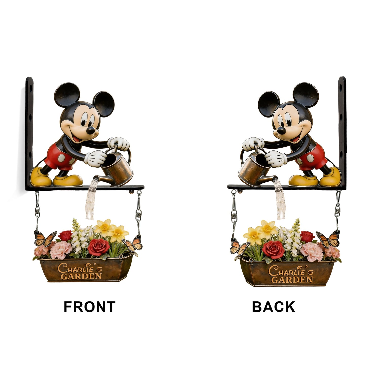 Magical Garden Gift For Gardening Lovers - Personalized Mouse Wooden Wall Mount Sign