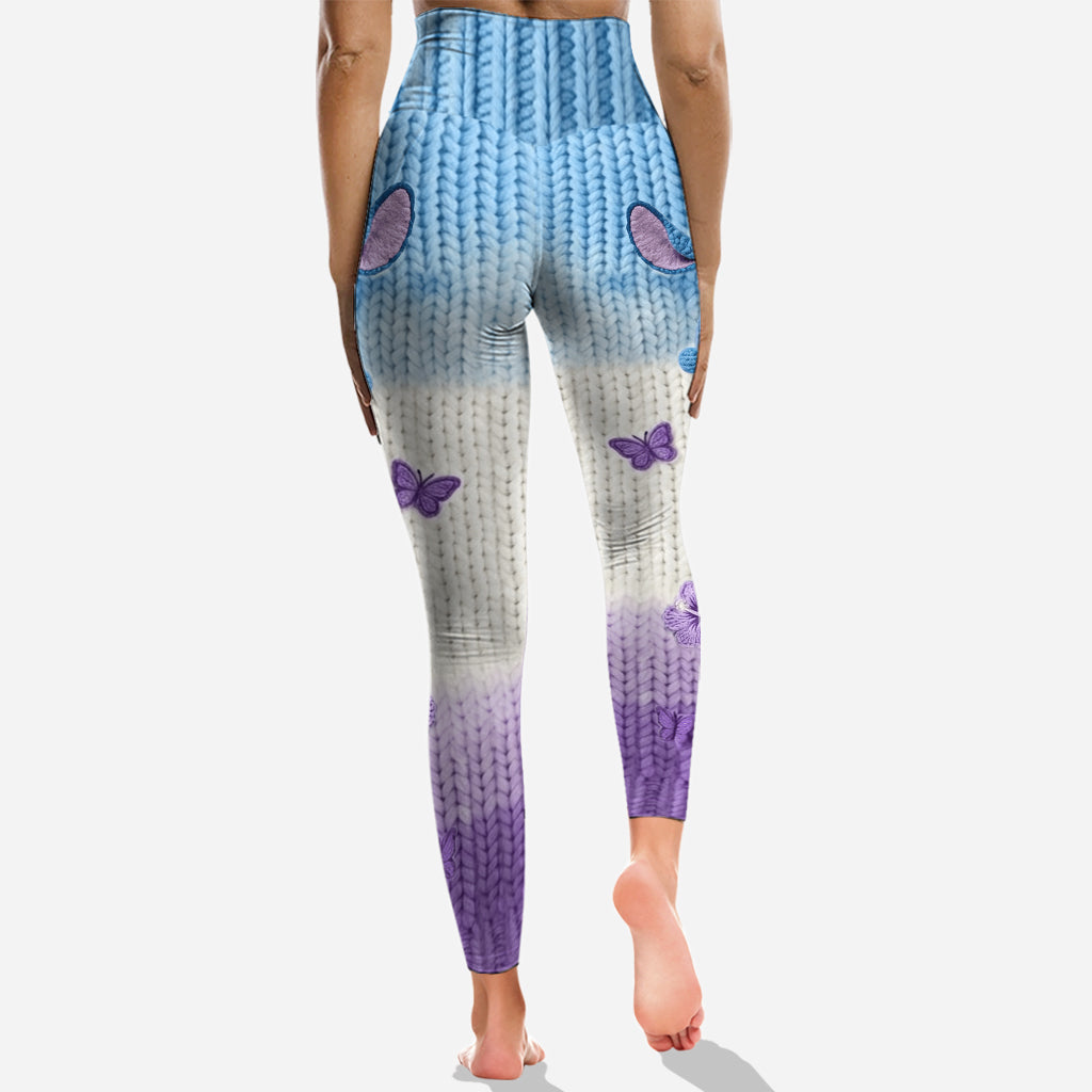 Blue Ohana - Personalized Ohana Hoodie and Leggings