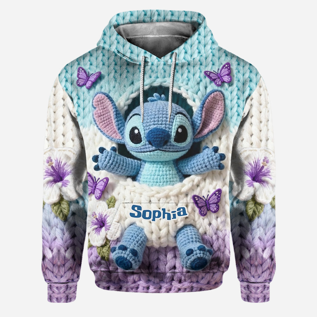 Blue Ohana - Personalized Ohana Hoodie and Leggings