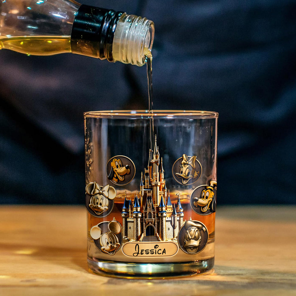 The Magical Castle - Personalized Mouse Whiskey Decanter Set