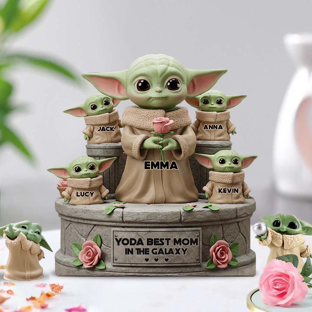 Best Mom In The Galaxy - Personalized The Force Custom Shaped Acrylic Plaque
