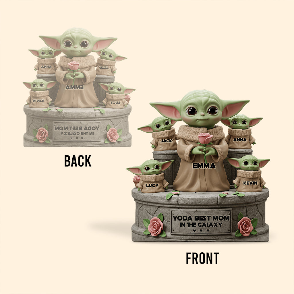 Best Mom In The Galaxy - Personalized The Force Custom Shaped Acrylic Plaque