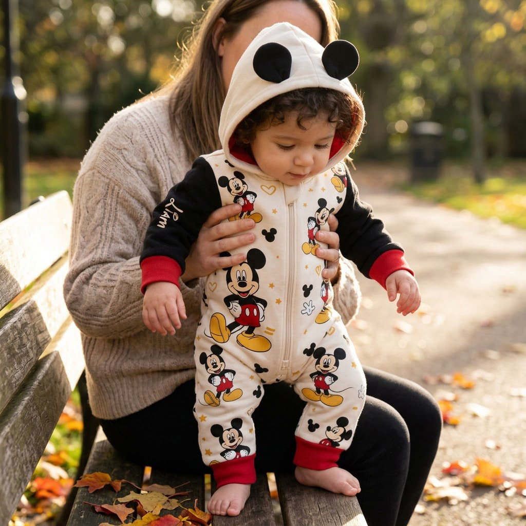 Magical Friend - Personalized Mouse Hooded Jumpsuit