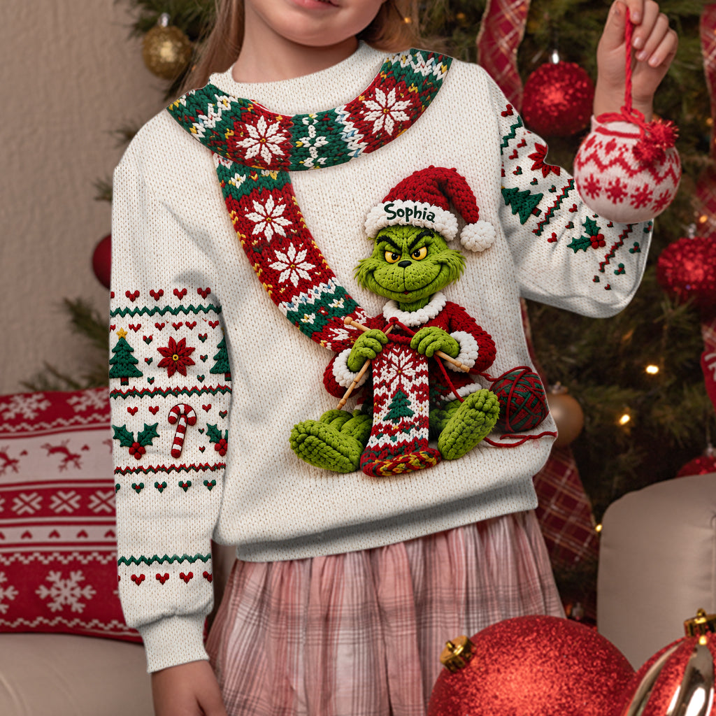 Merry Christmas - Personalized Stole Christmas Ugly Sweater