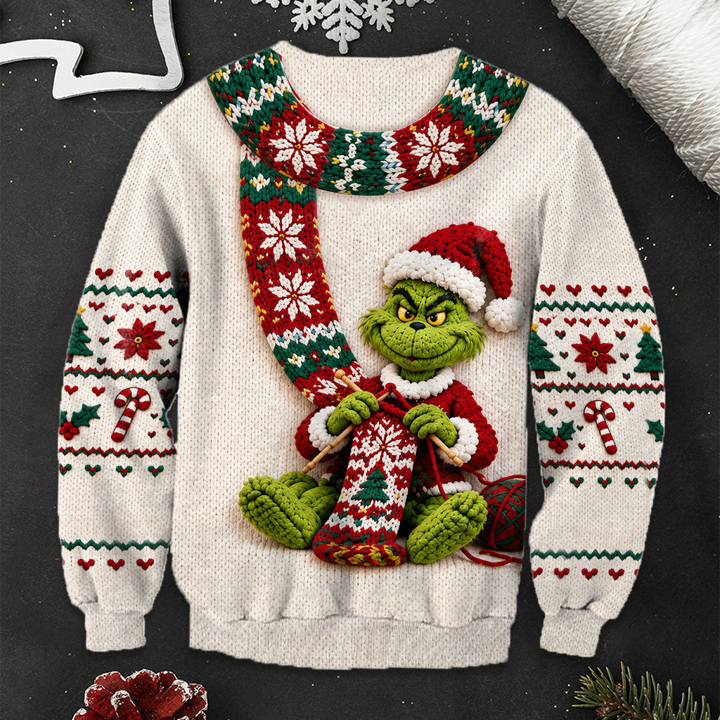 Merry Christmas - Personalized Stole Christmas Ugly Sweater