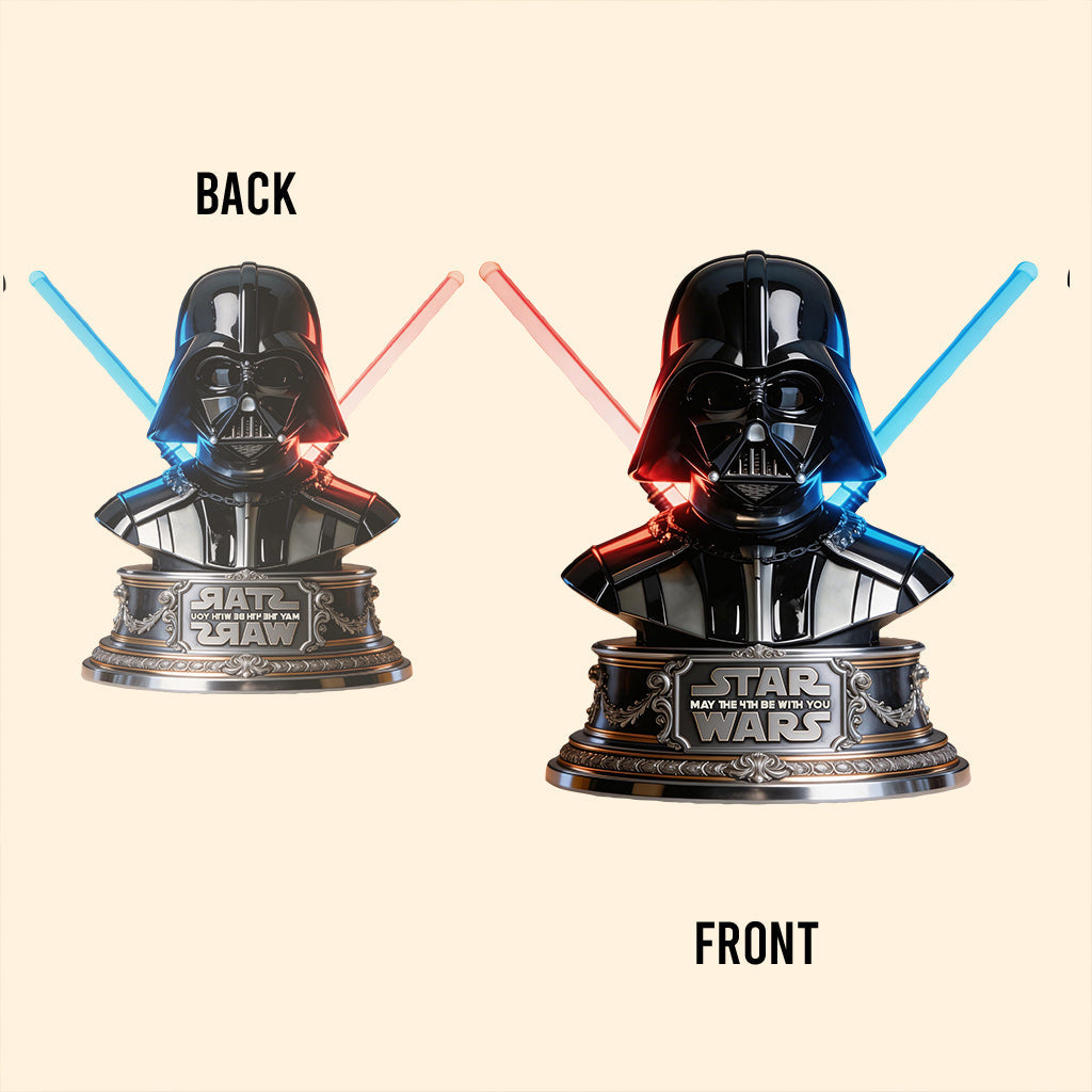May The 4th Be With You Dark Side - The Force Custom Shaped Acrylic Plaque