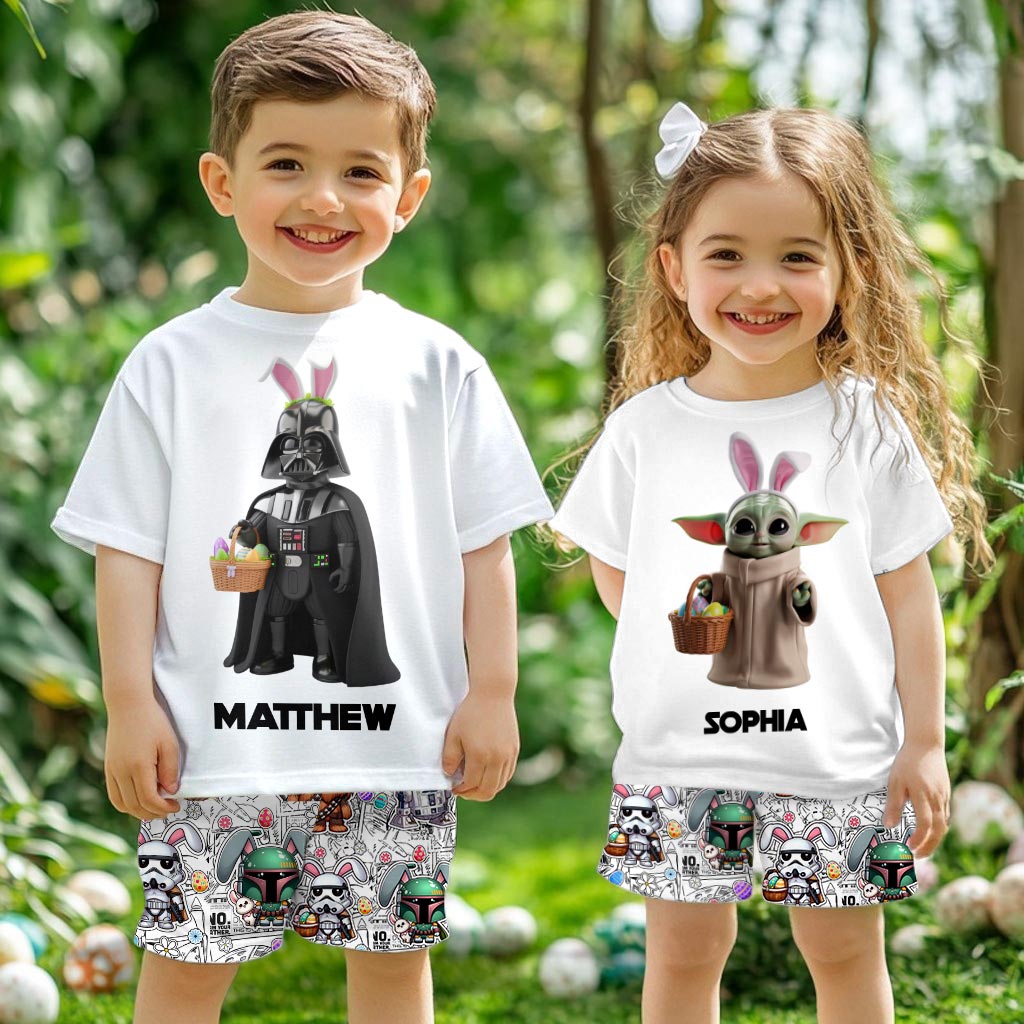 Happy Easter - Personalized Kid Kid T-shirt & Shorts