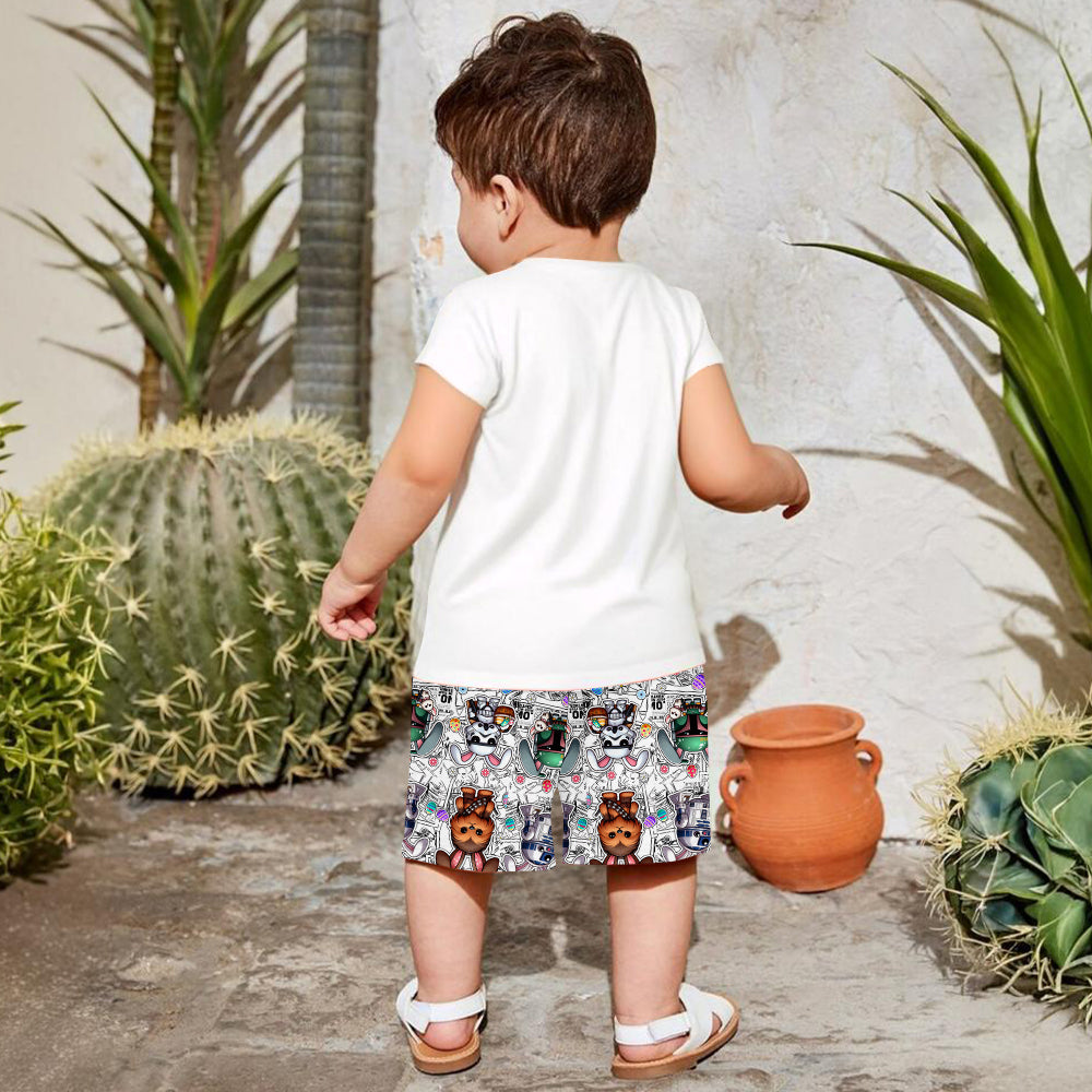 Happy Easter - Personalized Kid Kid T-shirt & Shorts
