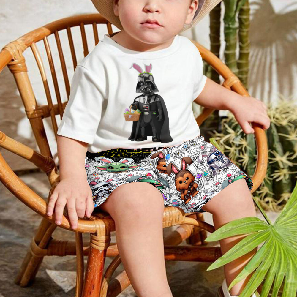 Happy Easter - Personalized Kid Kid T-shirt & Shorts