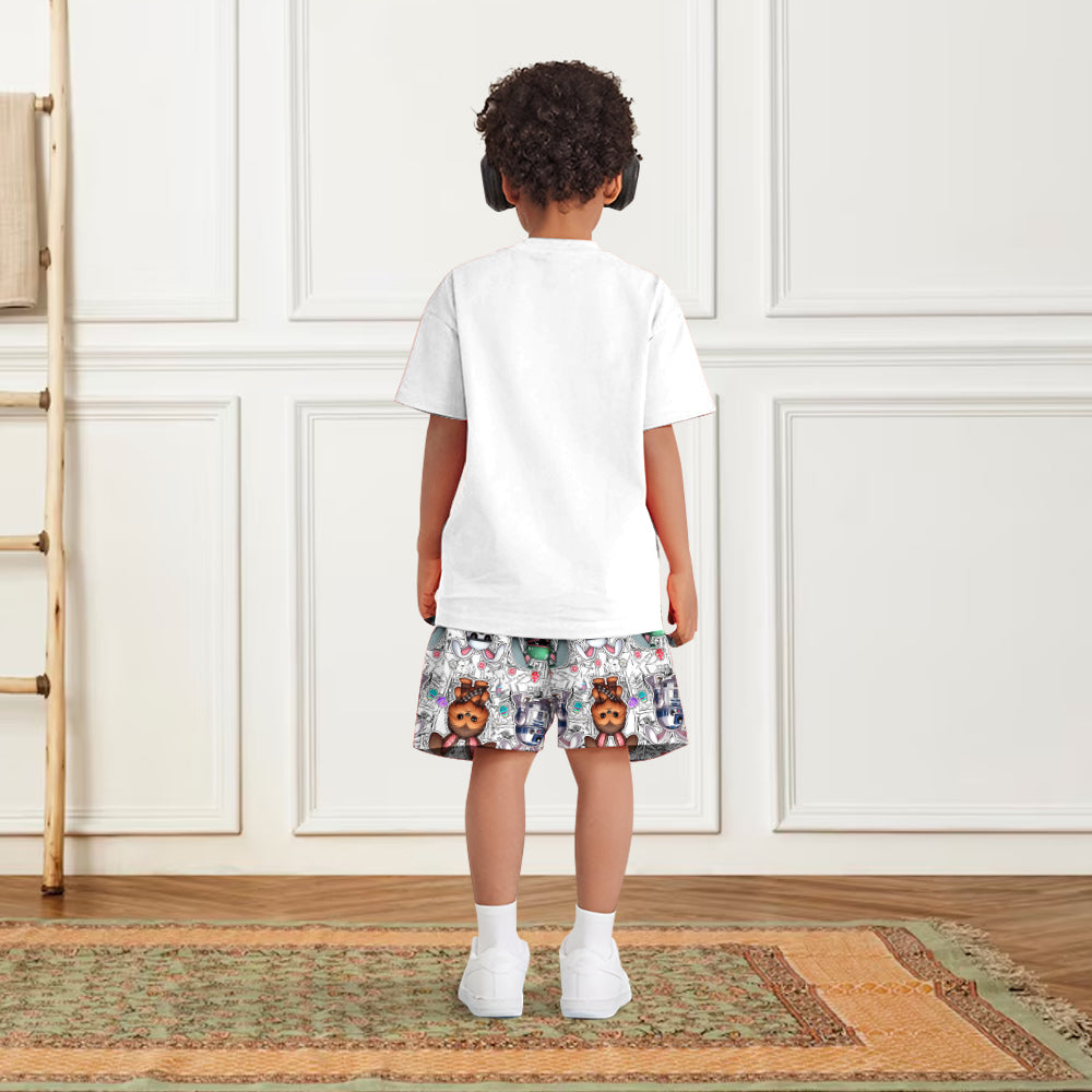 Happy Easter - Personalized Kid Kid T-shirt & Shorts