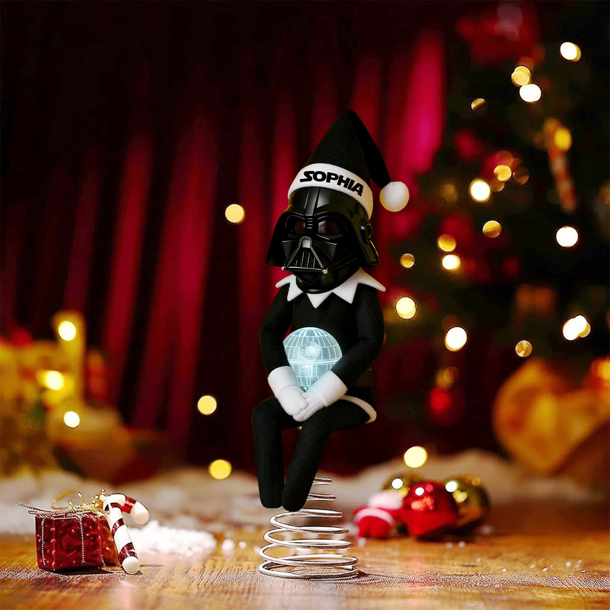 Joy To The Galaxy - Personalized The Force LED Light Tree Topper