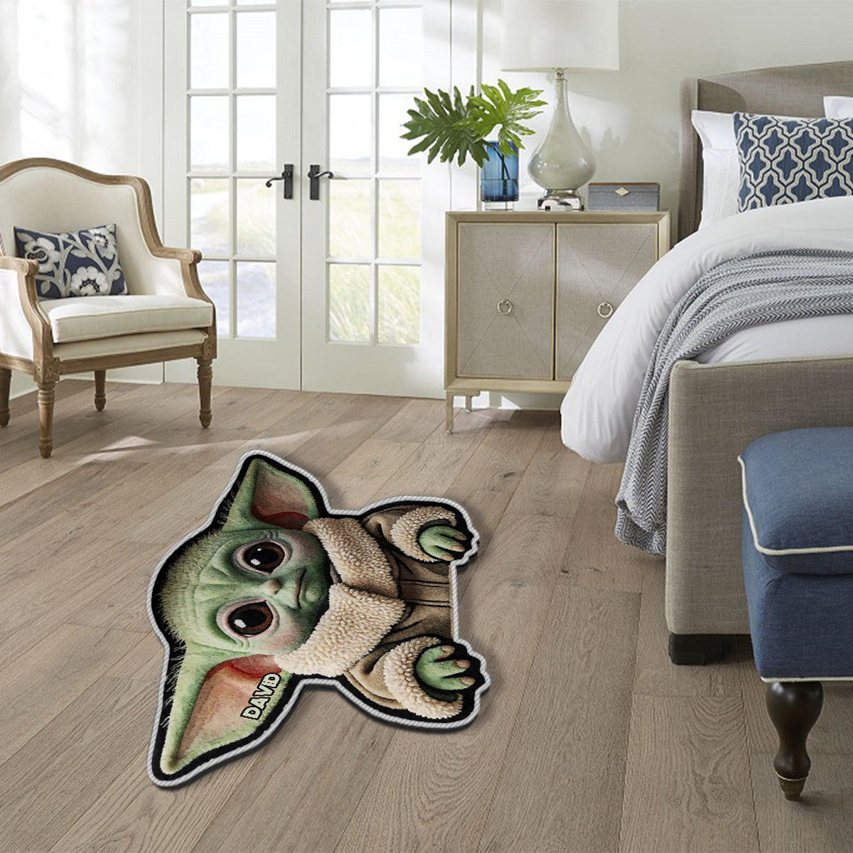 Cute Baby - Personalized The Force Non-Slip Tufted Rug