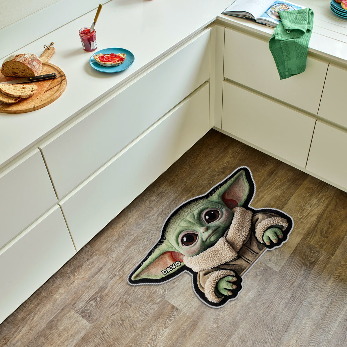 Cute Baby - Personalized The Force Non-Slip Tufted Rug