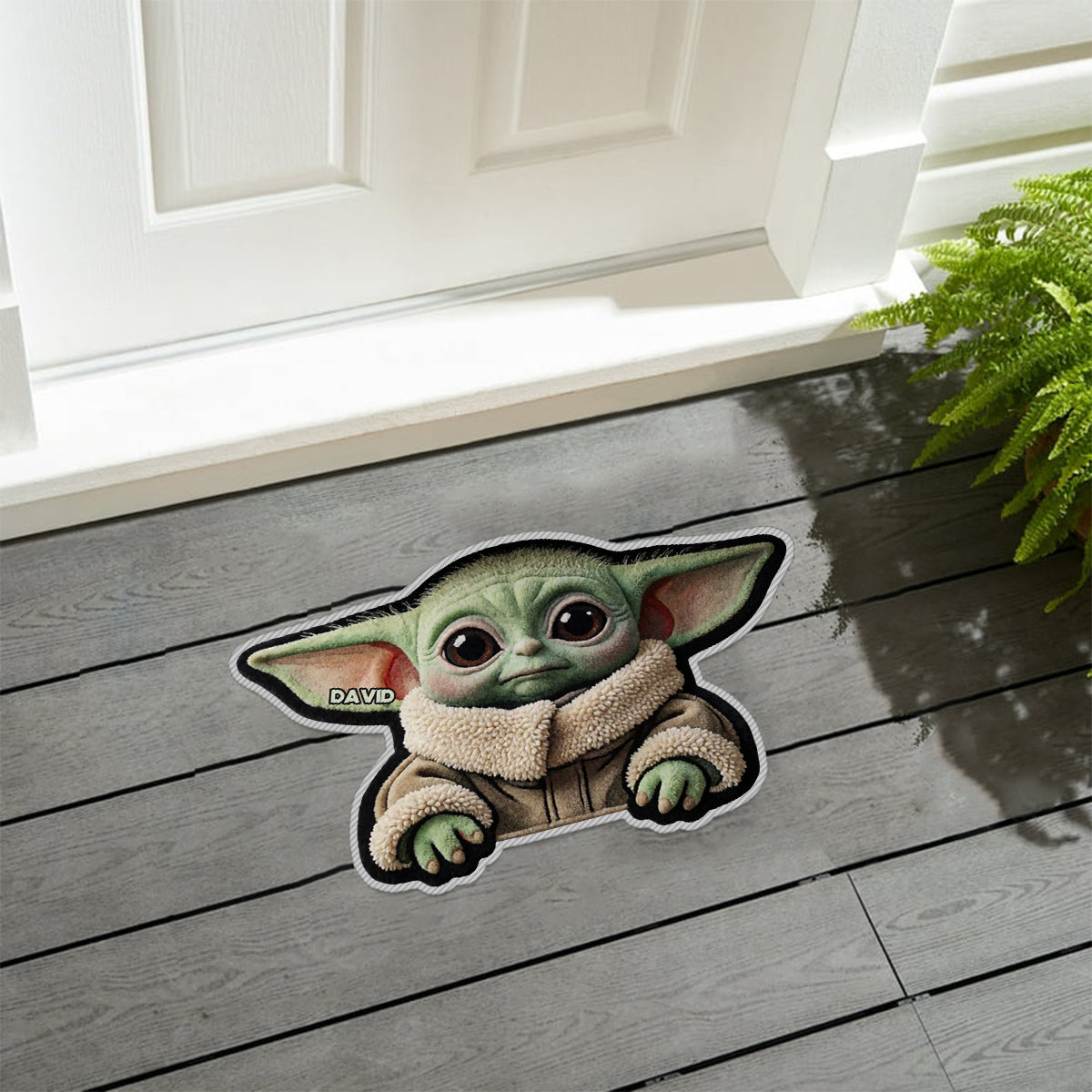 Cute Baby - Personalized The Force Non-Slip Tufted Rug
