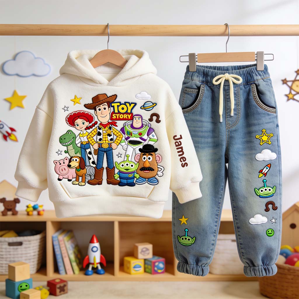 Toy Friends - Personalized Toy Story Kid Hoodie & Kid Jogger Sweatpants