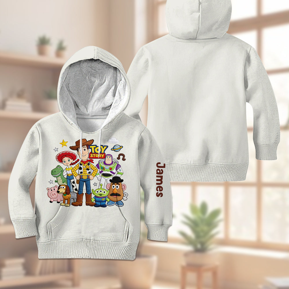 Toy Friends - Personalized Toy Story Kid Hoodie & Kid Jogger Sweatpants