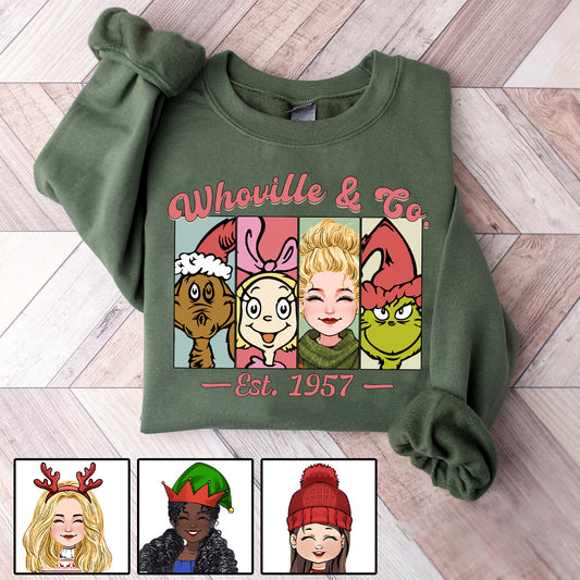 Green Mischief - Personalized Stole Christmas All Over Shirt