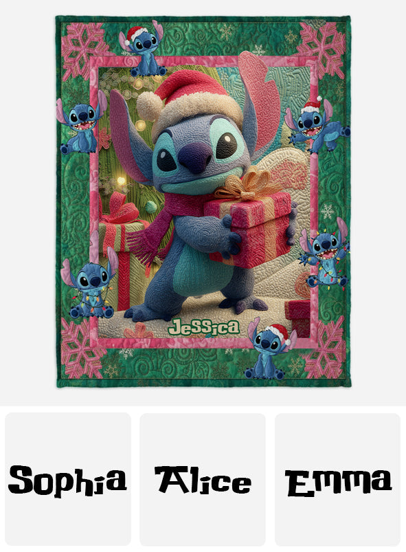 Merry Stitchmas - Personalized Ohana Blanket
