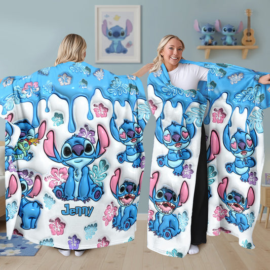 Ohana Means Family - Personalized Ohana Wearable Blanket